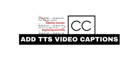 how to create srt file for video captions