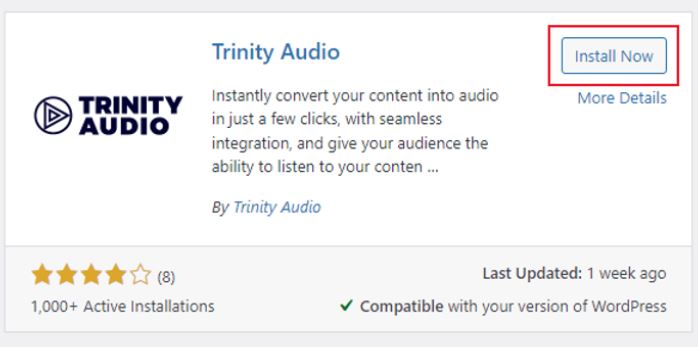 trinity audio wordpress plugin