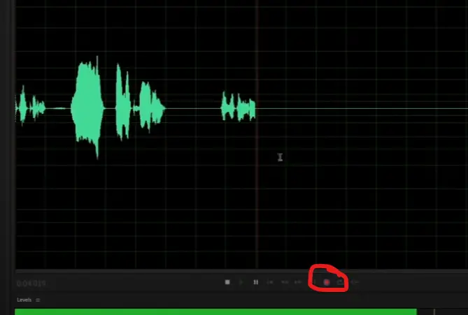 record using adobe audition